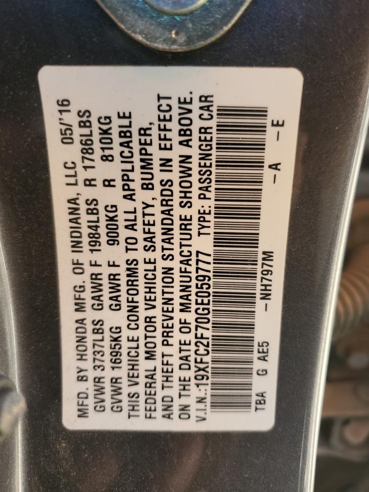 2016 Honda Civic - Image 14