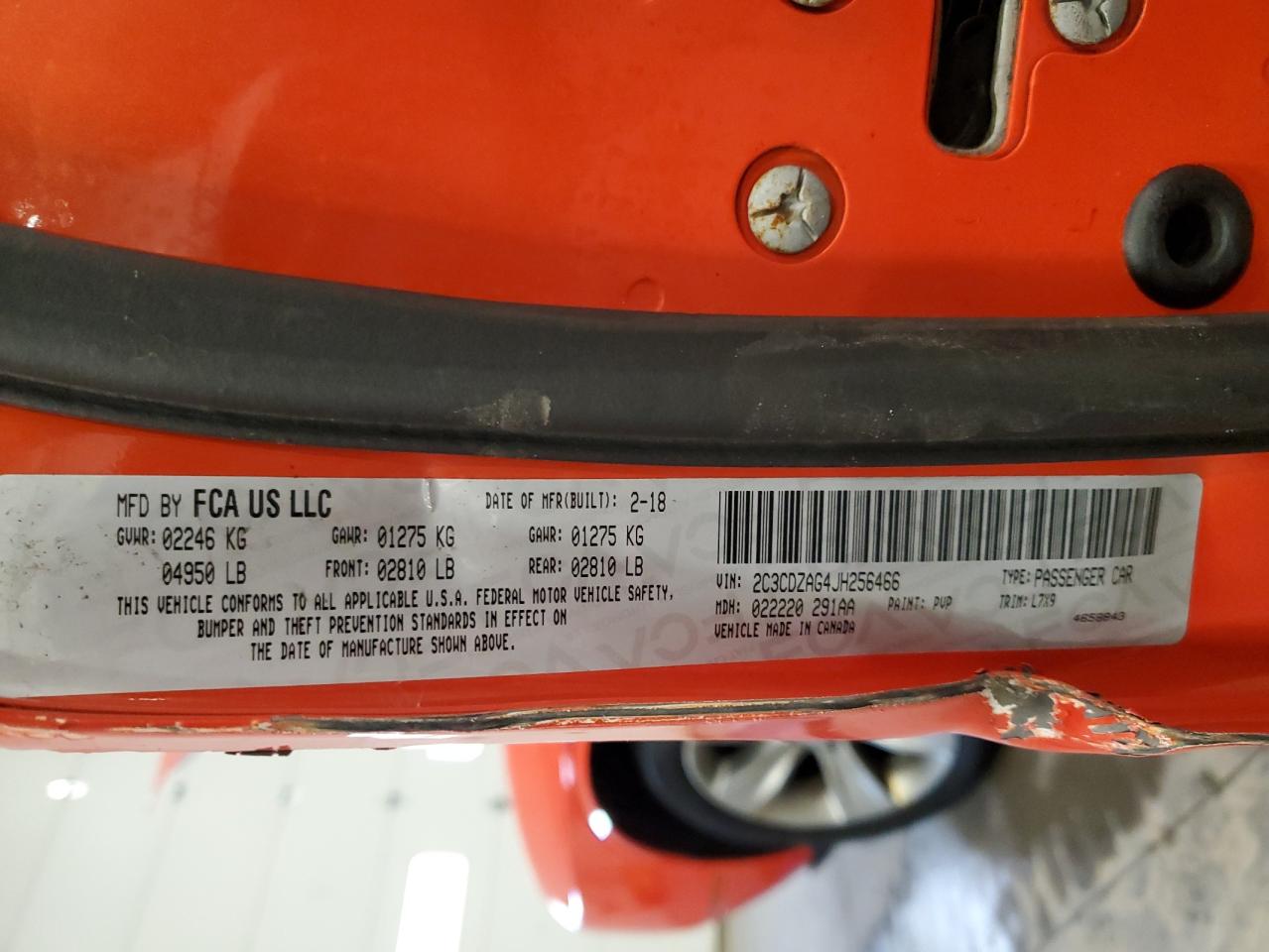 2018 Dodge Challenger - Image 12