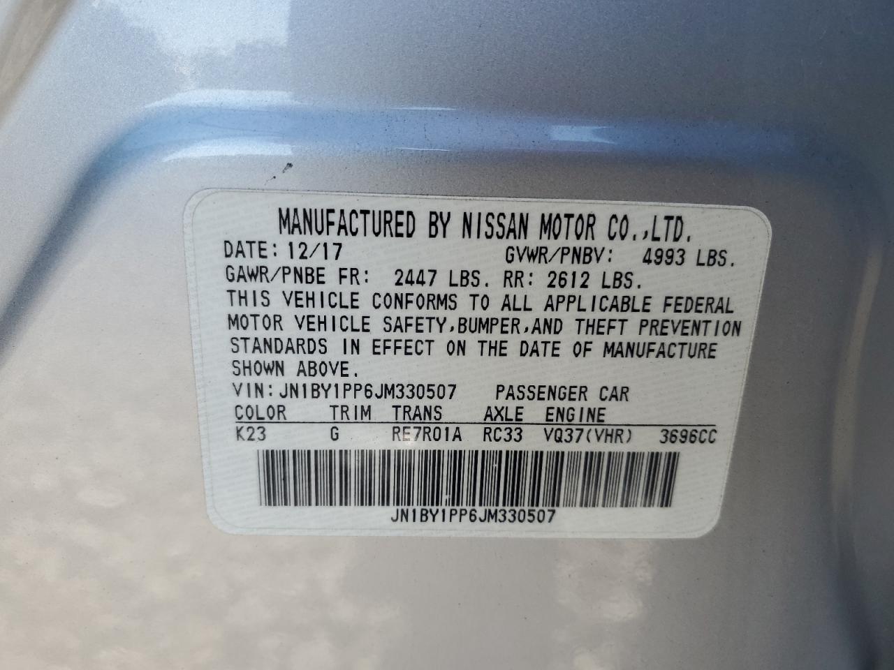 2018 Infiniti Q70 - Image 12