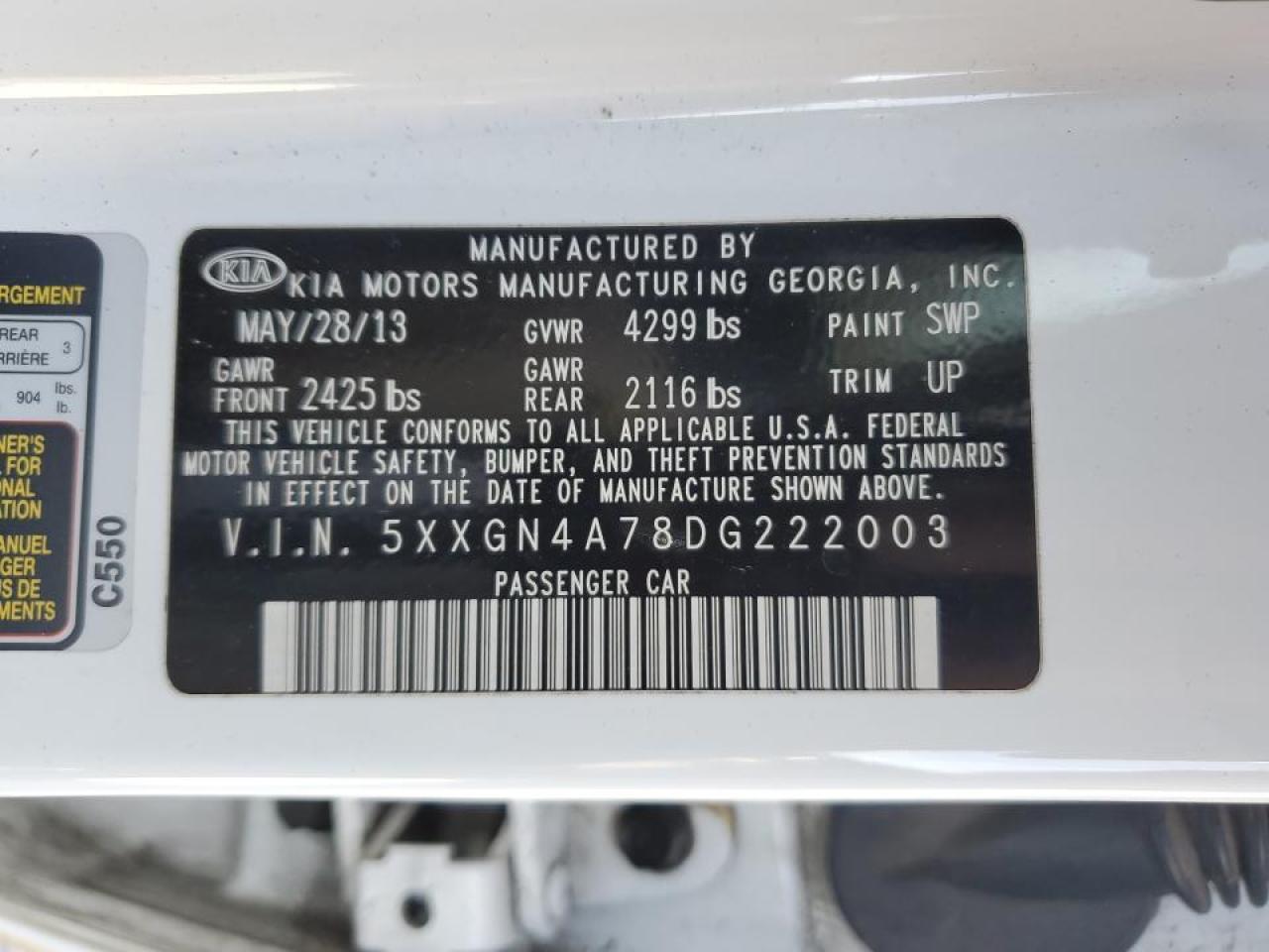 2013 Kia Optima - Image 13