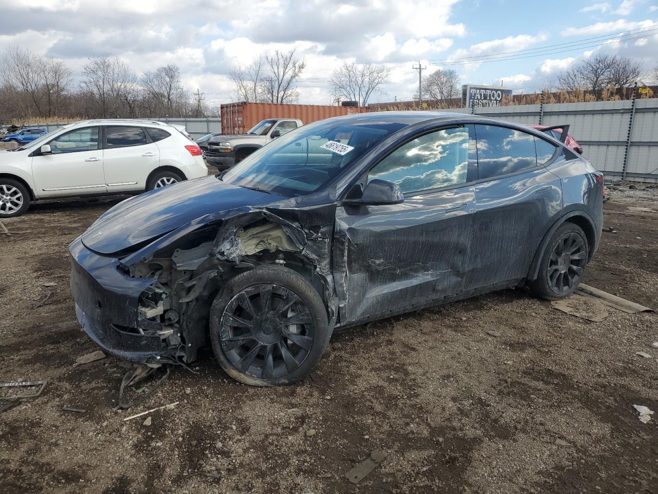 2024 Tesla Model Y იყიდება Chicago Heights-ში, IL - Front End
