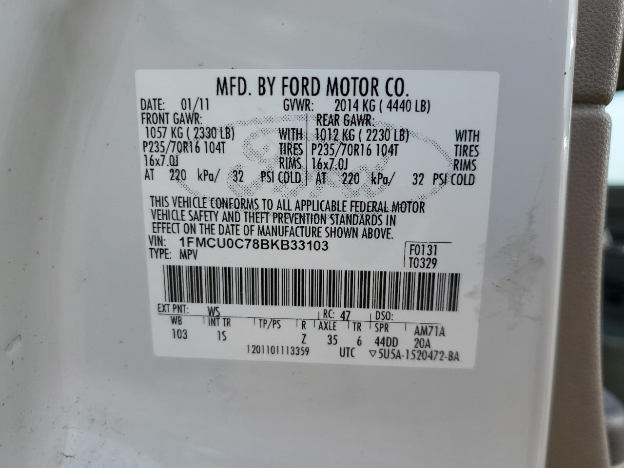 2011 Ford Escape - Image 13