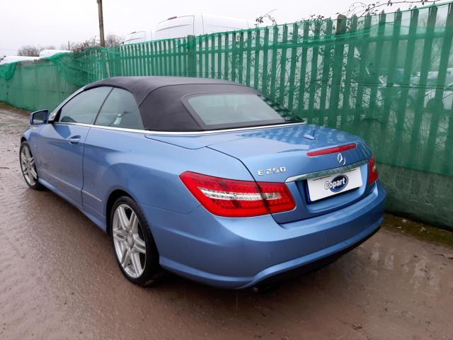 2012 MERCEDES BENZ E 250 BLUE