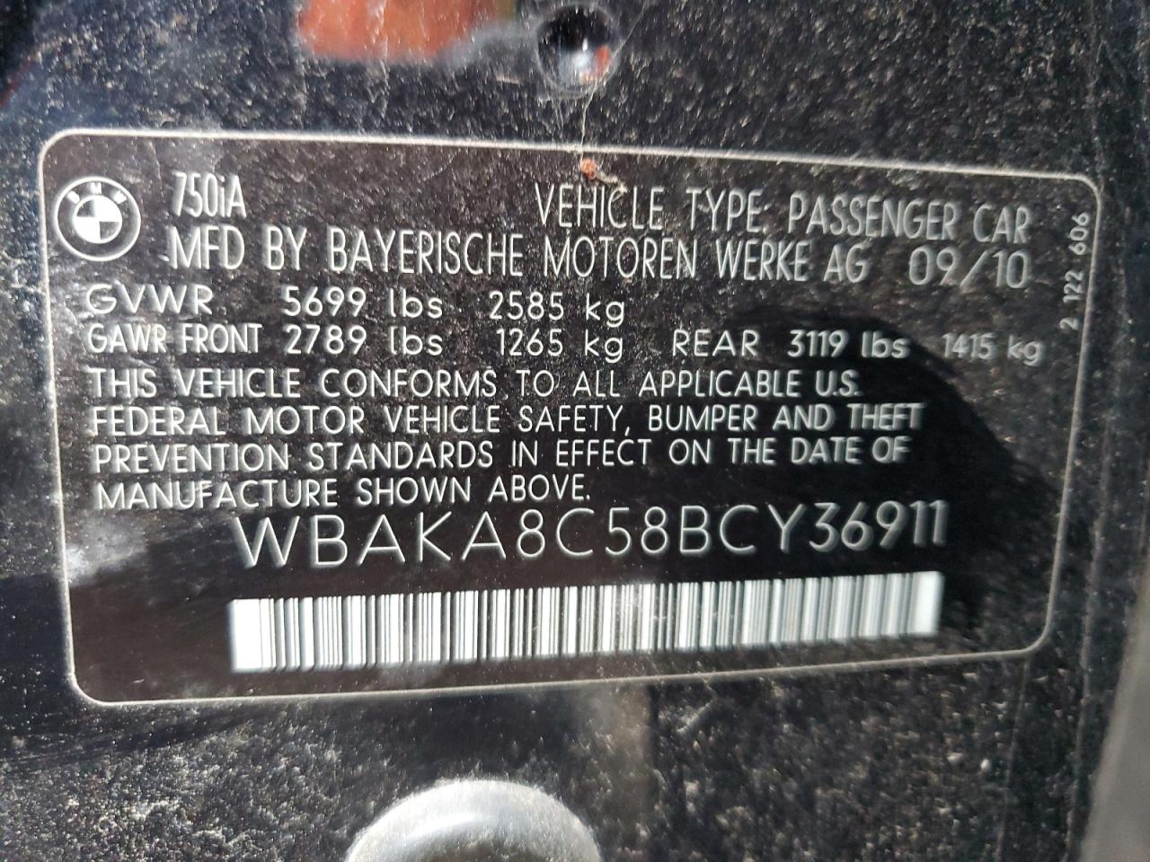 2011 BMW 7er - Image 12