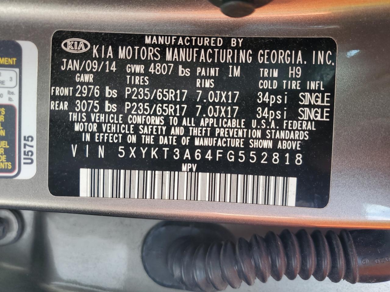 2015 Kia Sorento - Image 12