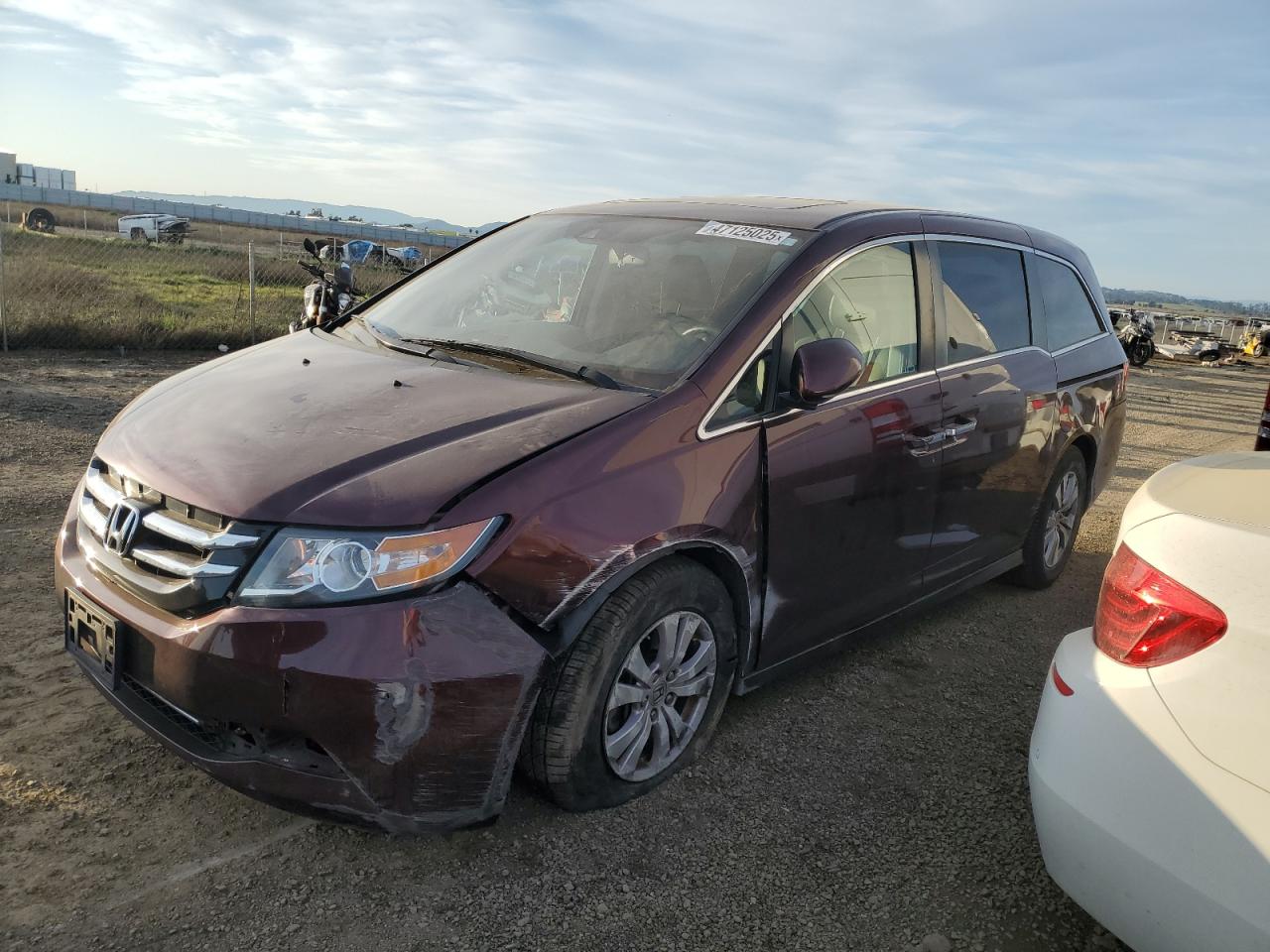 2015 Honda Odyssey Exl na sprzedaż w American Canyon, CA - Front End