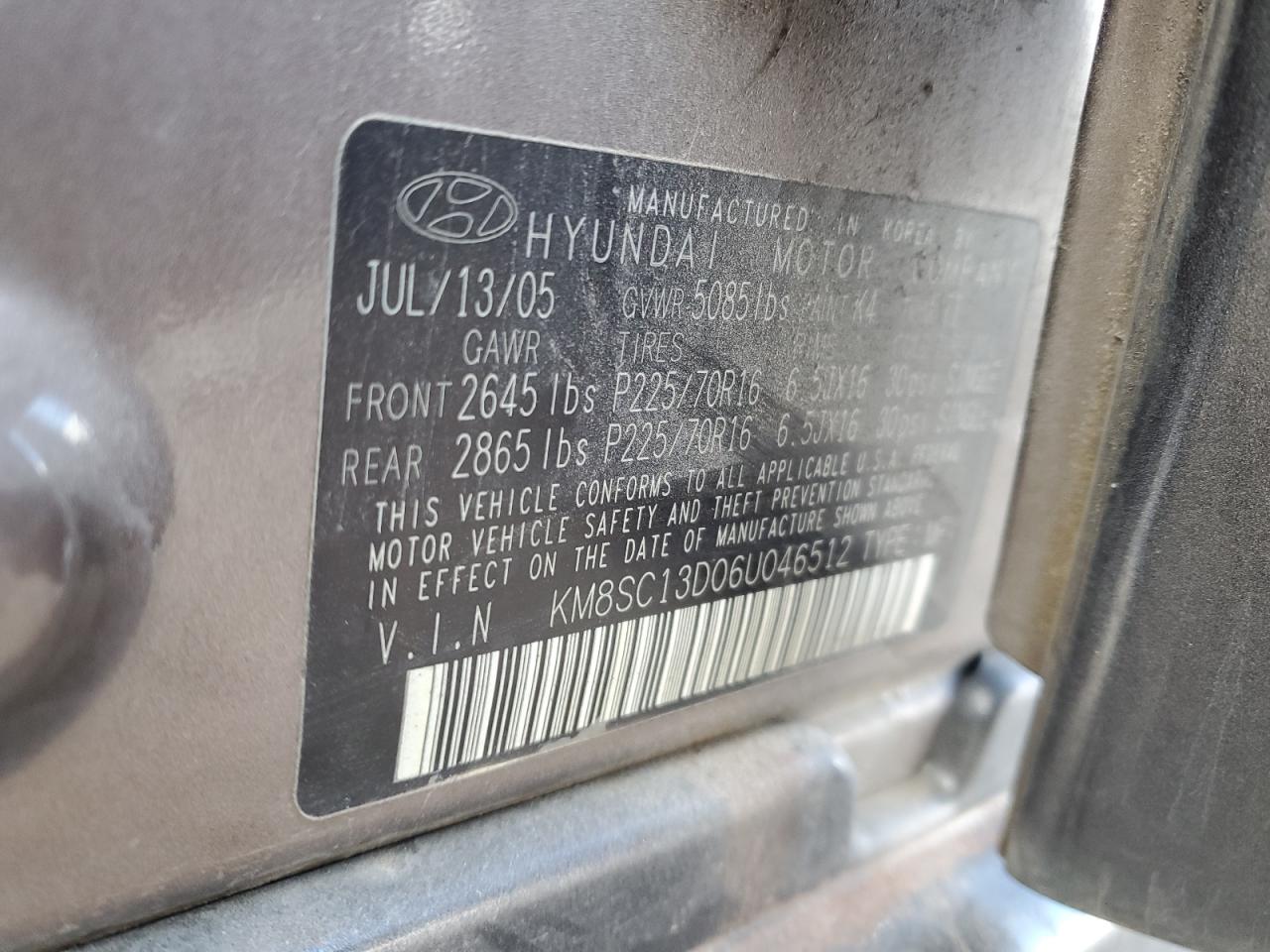 2006 Hyundai Santa Fe - Image 12