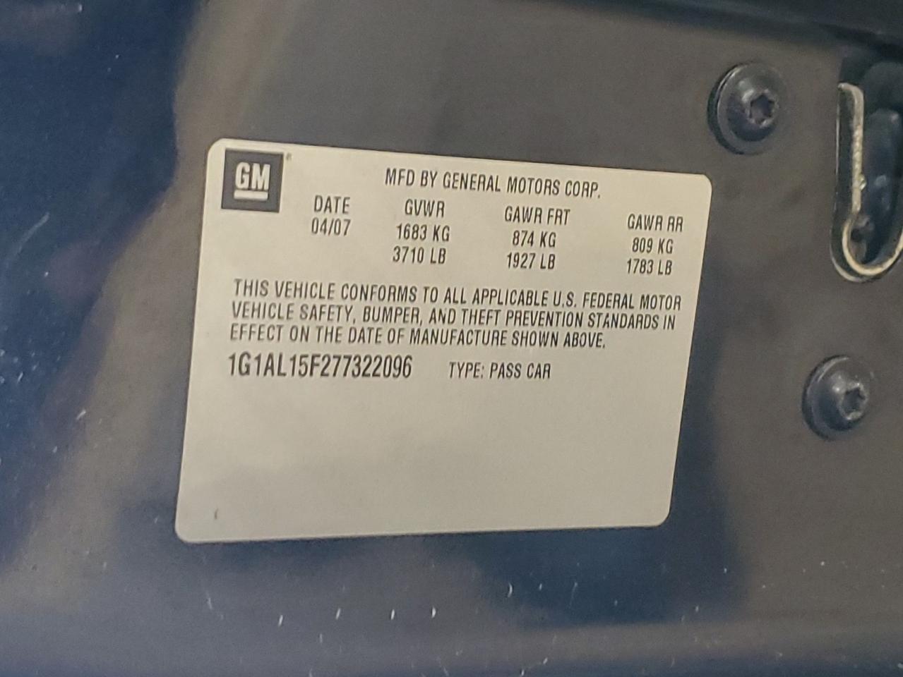 2007 Chevrolet Cobalt - Image 14