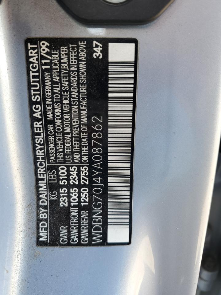 2000 Mercedes-Benz S-klasse - Image 14