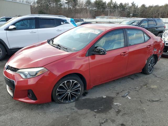  TOYOTA COROLLA 2015 Red