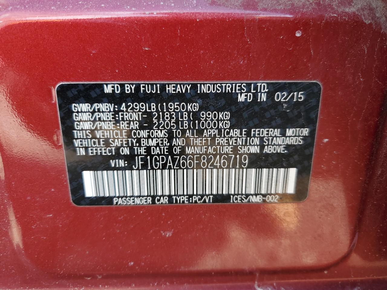2015 Subaru Impreza - Image 13