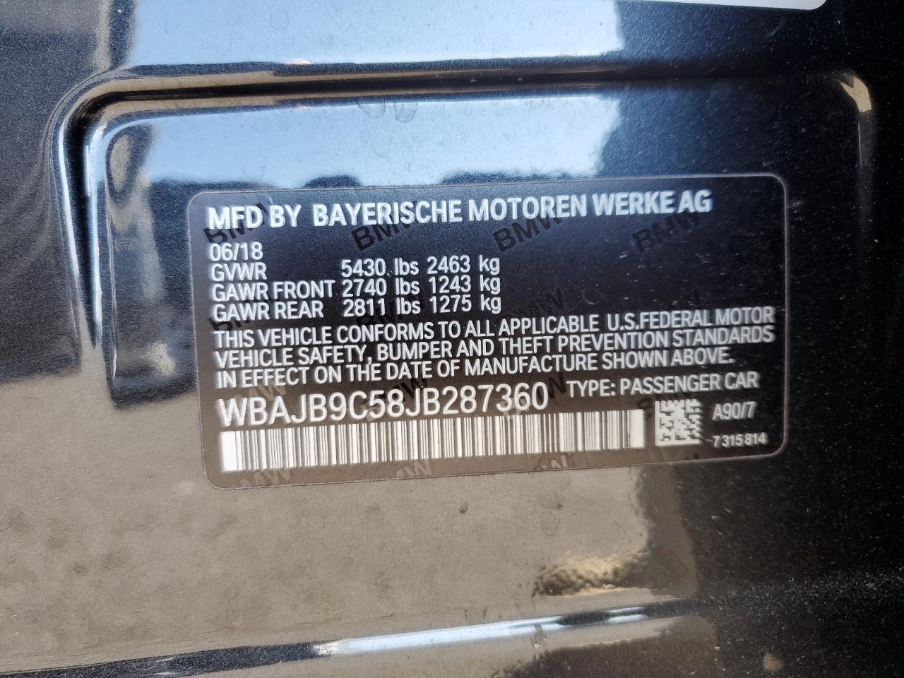 2018 BMW M5 - Image 12