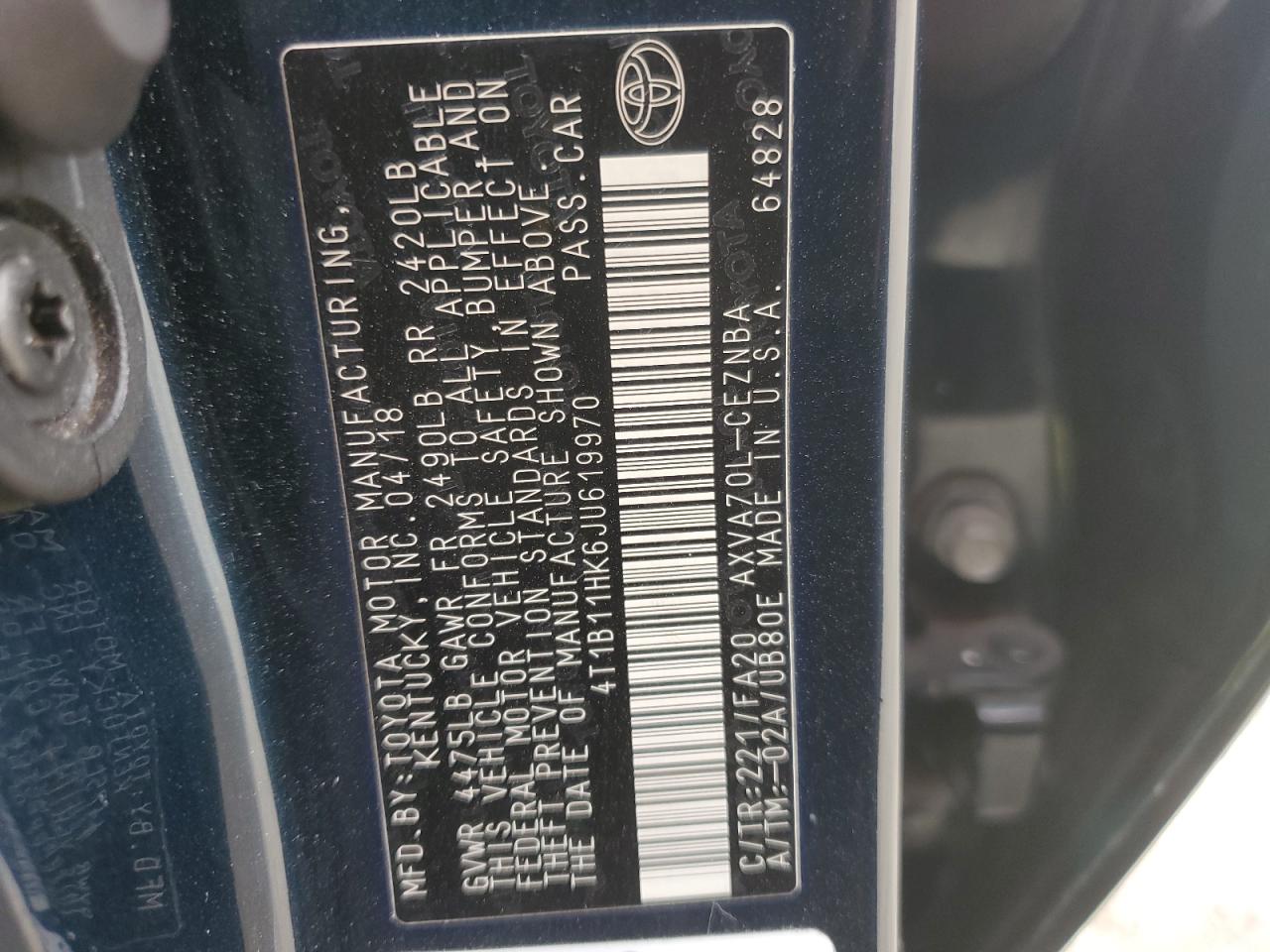 2018 Toyota Camry - Image 13