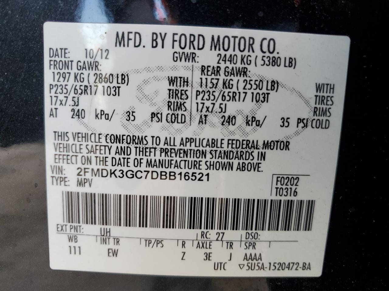 2013 Ford Edge - Image 15