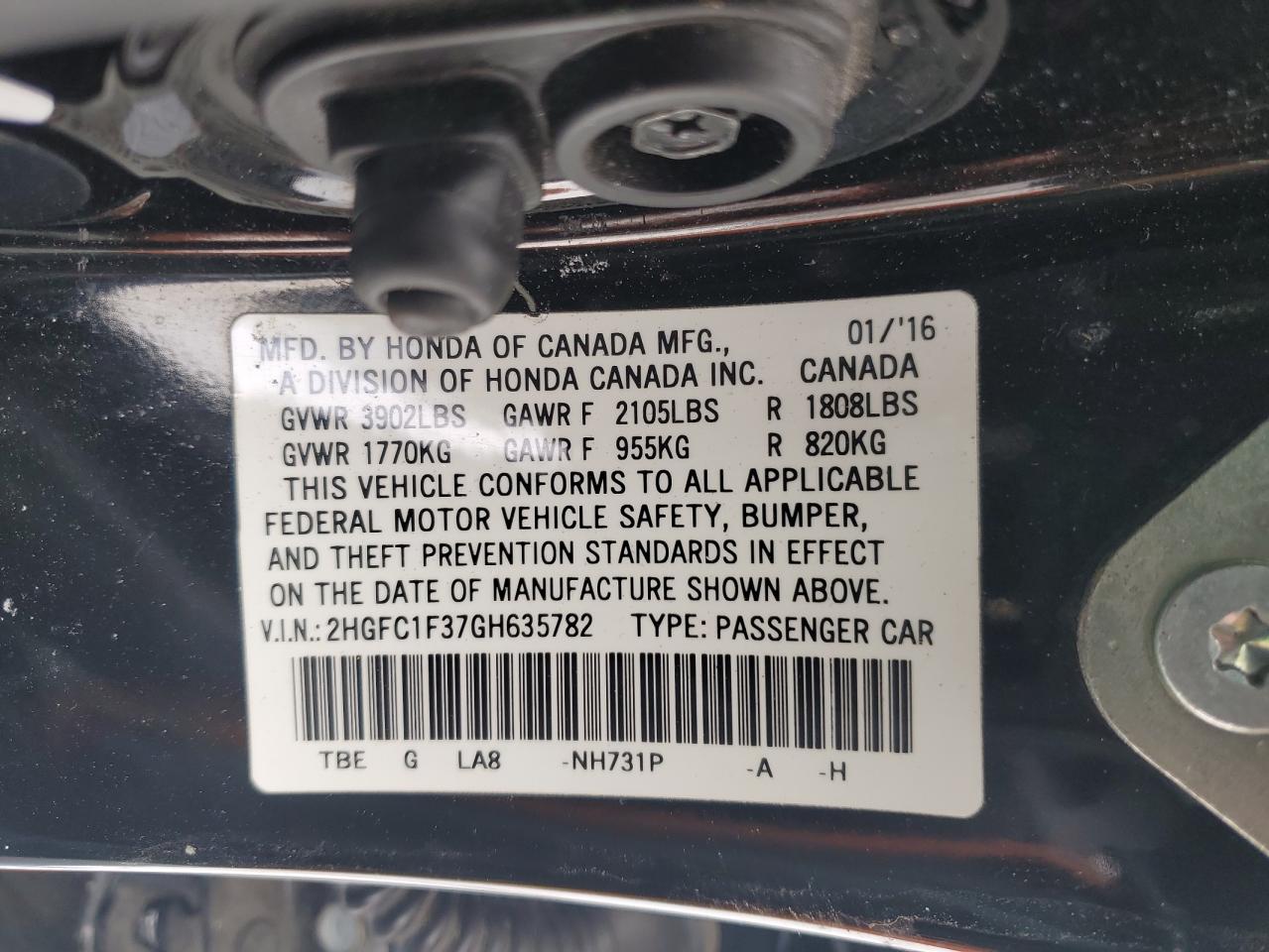 2016 Honda Civic - Image 14
