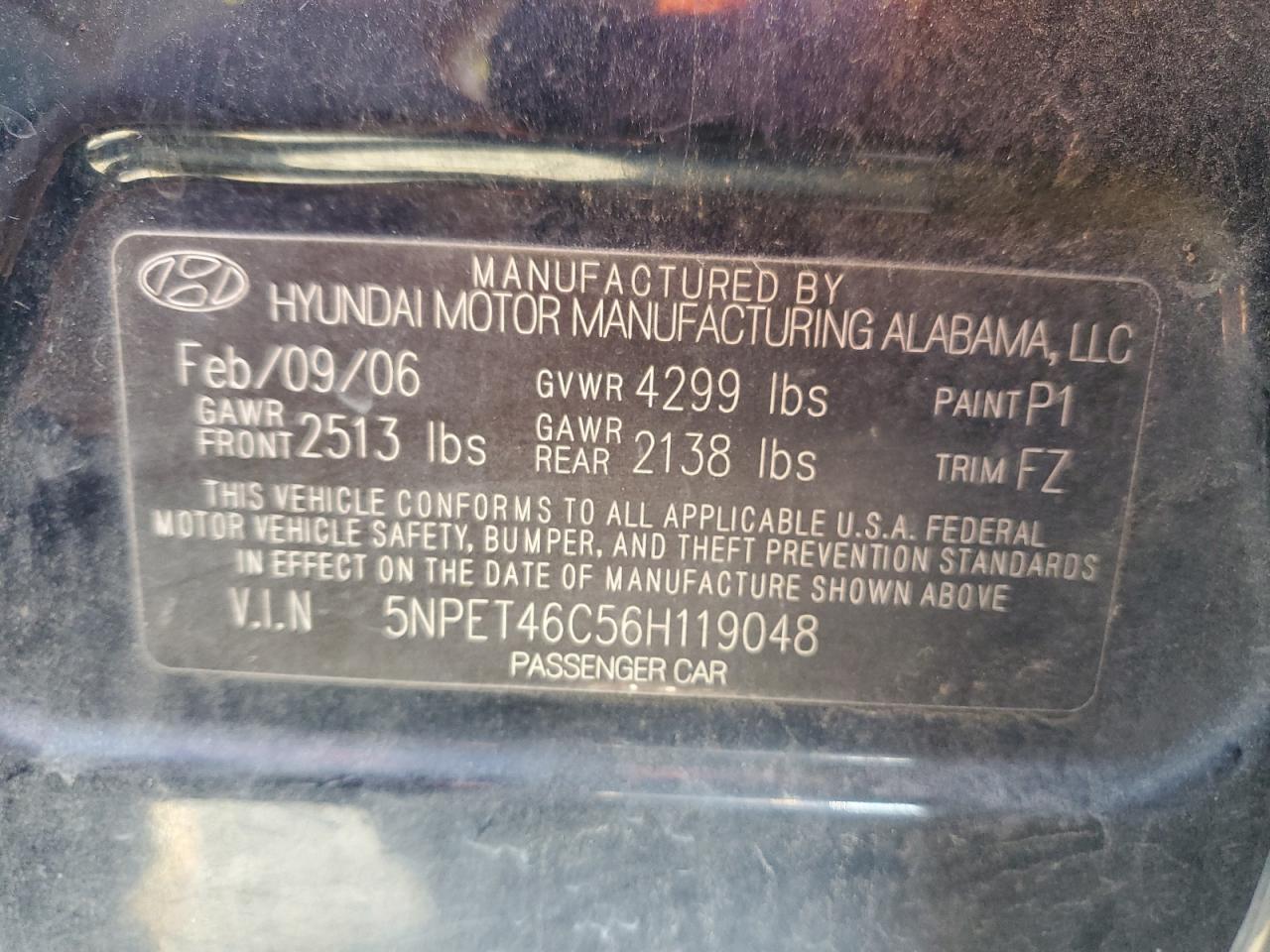 2006 Hyundai Sonata - Image 13