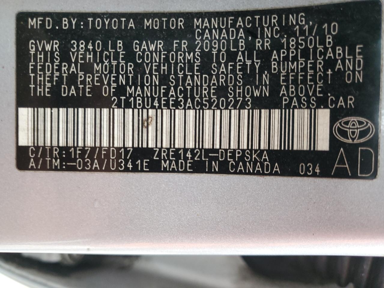 2010 Toyota Corolla - Image 13