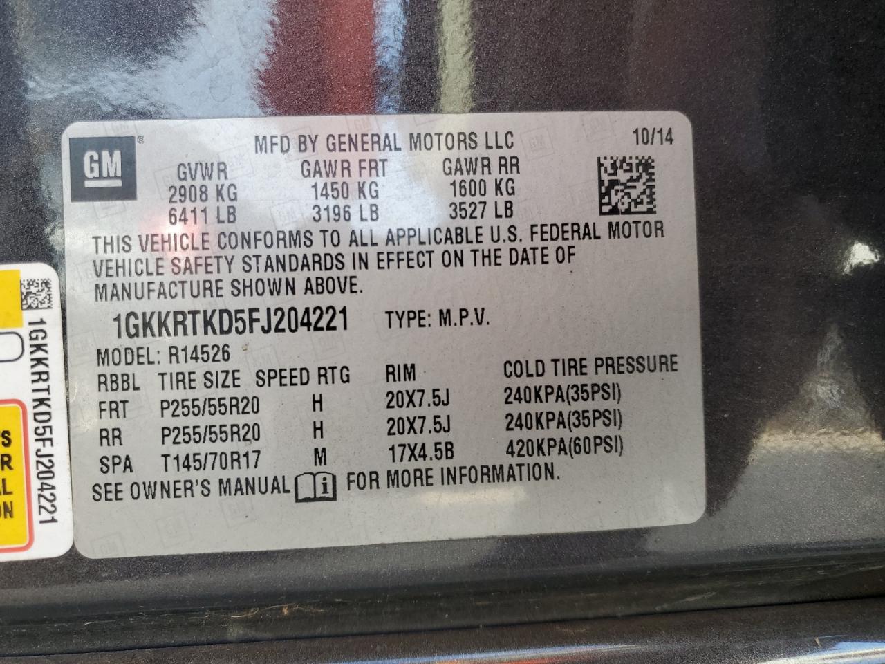 2015 GMC Acadia - Image 16