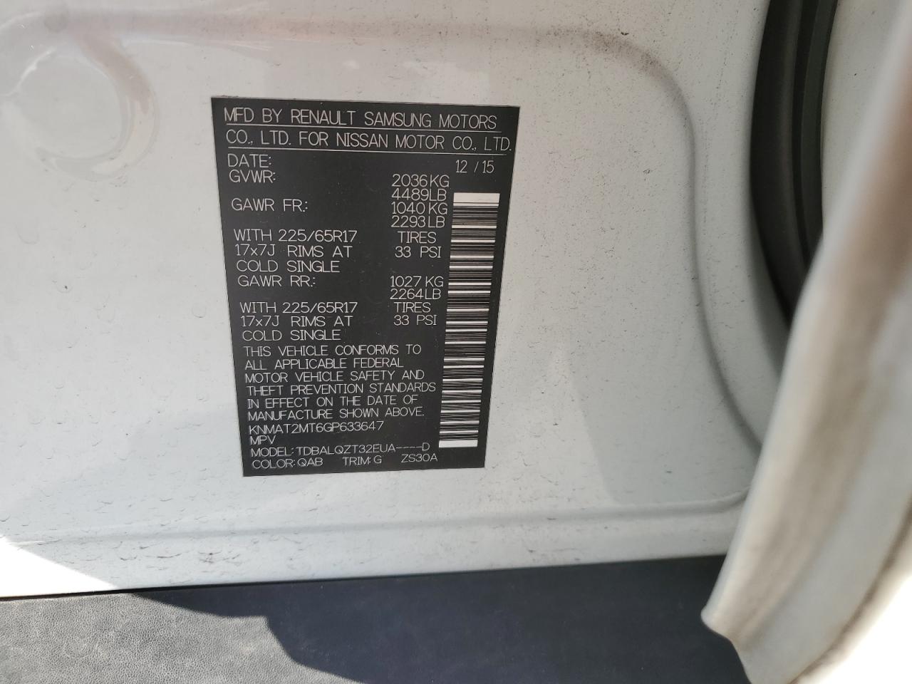 2016 Nissan Rogue - Image 15
