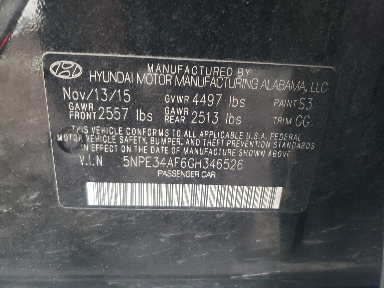 2016 Hyundai Sonata - Image 14