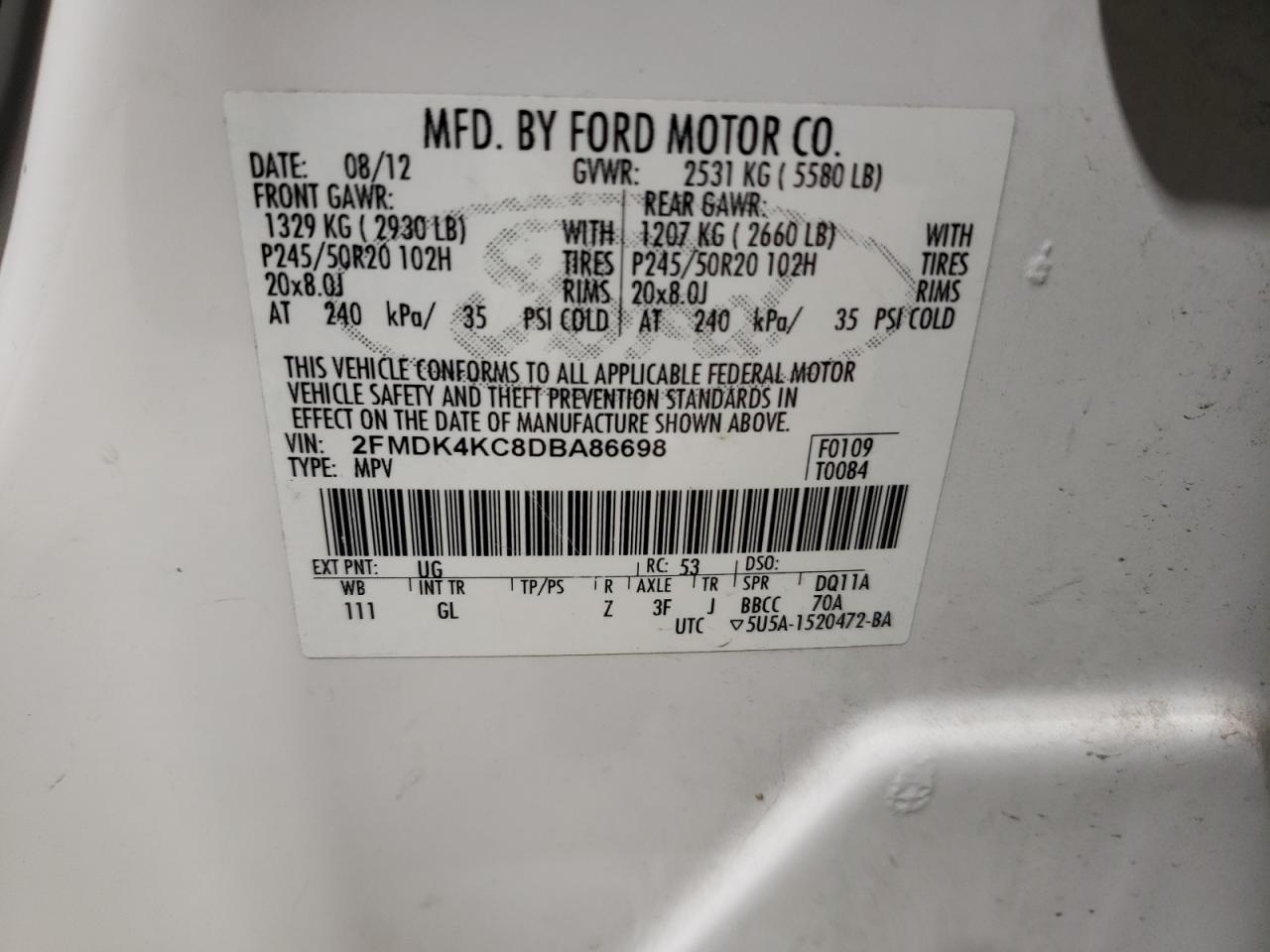 2013 Ford Edge - Image 13