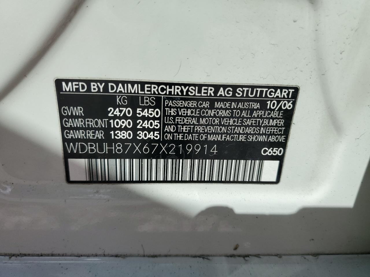 2007 Mercedes-Benz E-klasse - Image 12