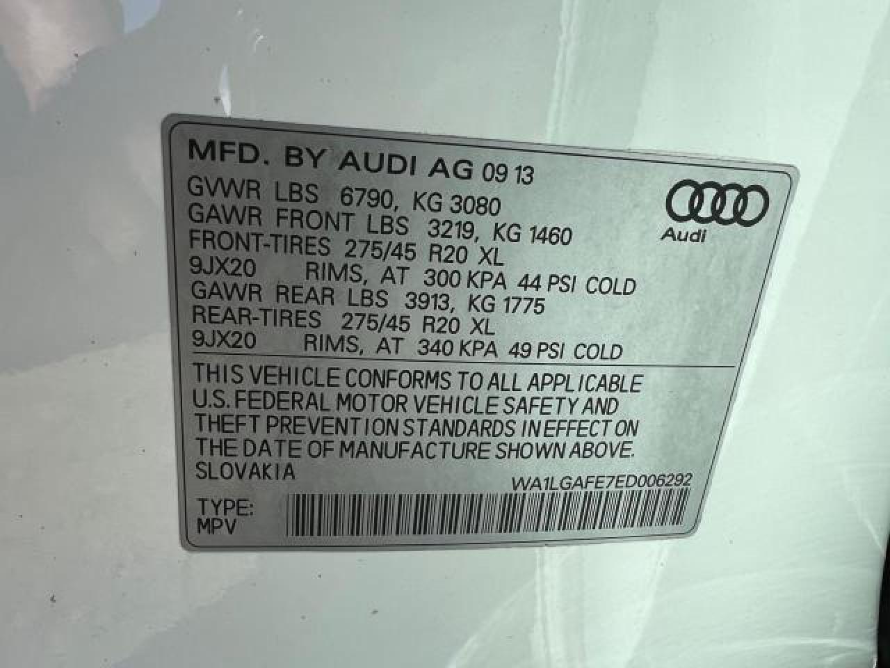 2014 Audi Q7 - Image 10