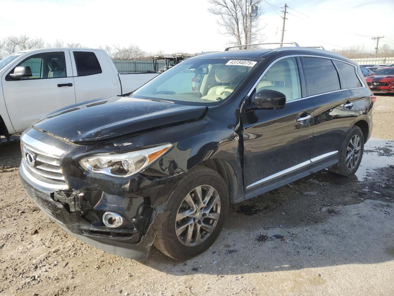 2014 Infiniti Qx60 за продажба в Kansas City, KS - Front End