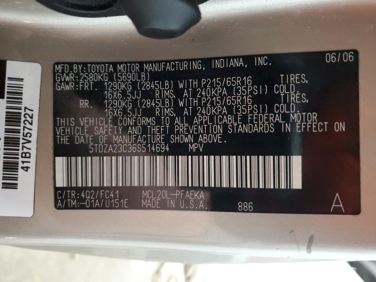 2006 Toyota Sienna - Image 14