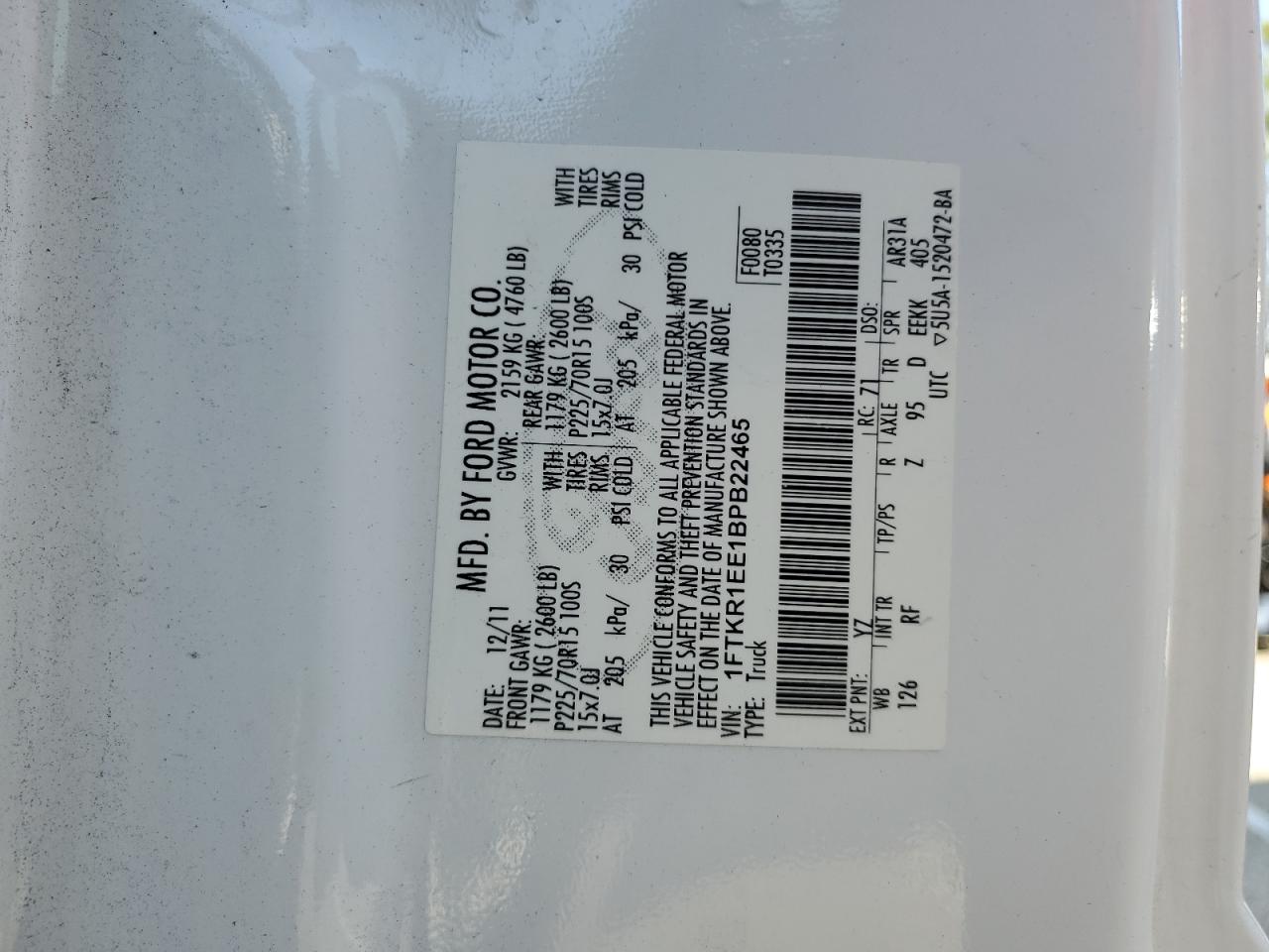 2011 Ford Ranger - Image 12