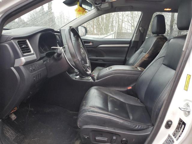  TOYOTA HIGHLANDER 2017 Белый