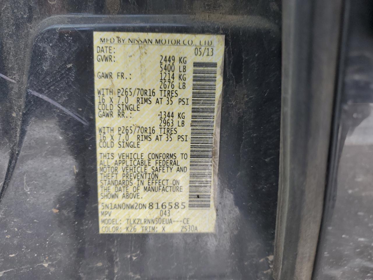 2013 Nissan XTerra - Image 12