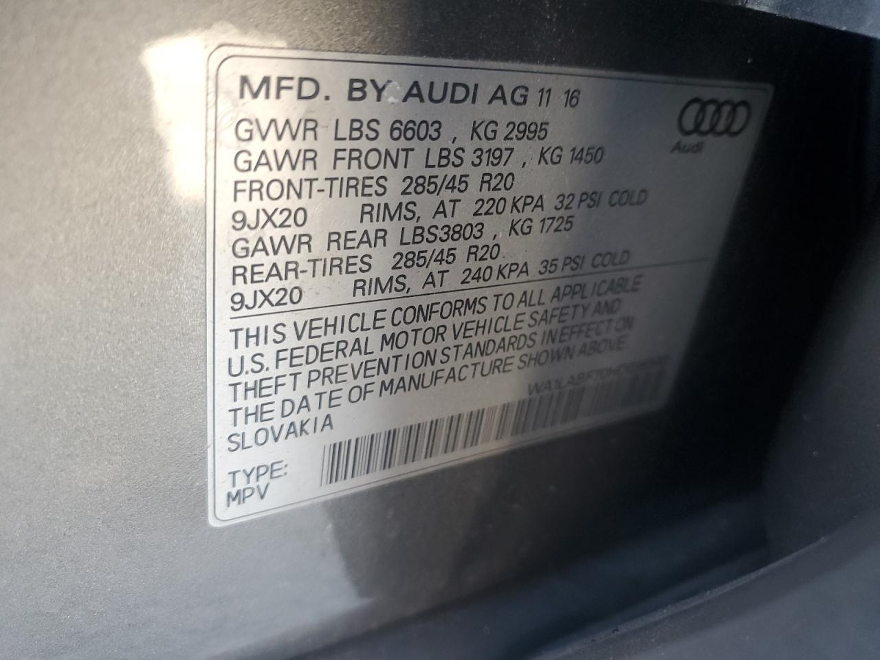 2017 Audi Q7 - Image 12