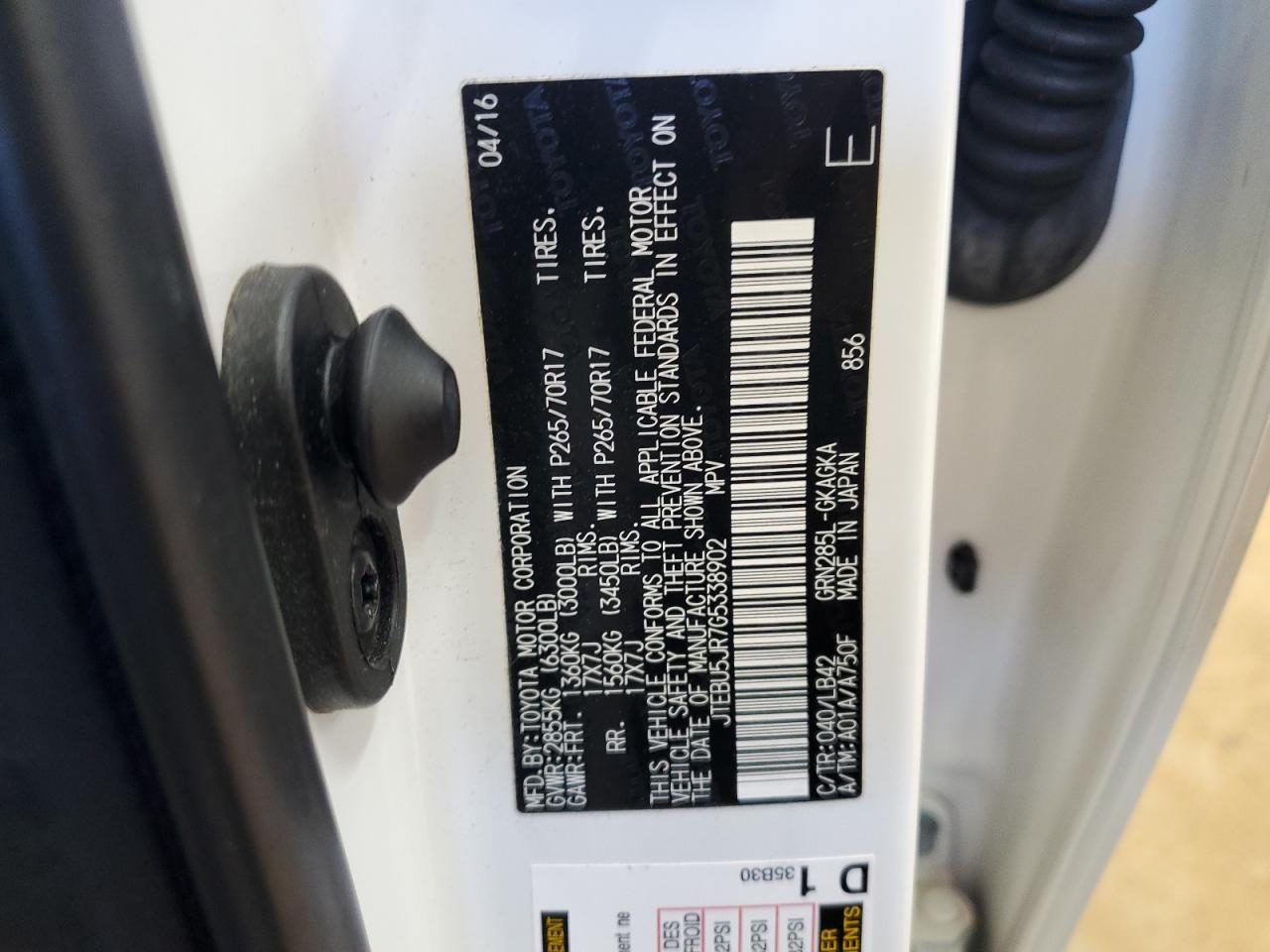 2016 Toyota 4Runner - Image 15