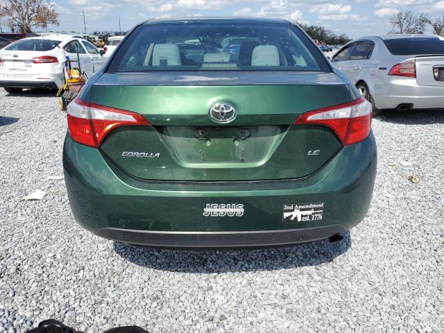  TOYOTA COROLLA 2016 Green