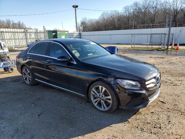  MERCEDES-BENZ C-CLASS 2018 Чорний