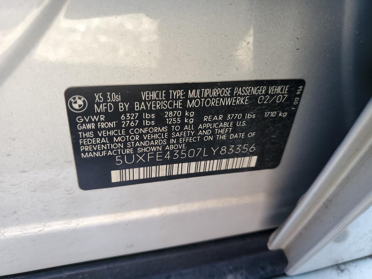 2007 BMW X5 - Image 13
