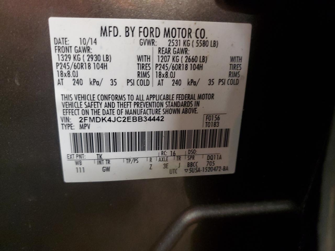 2014 Ford Edge - Image 13