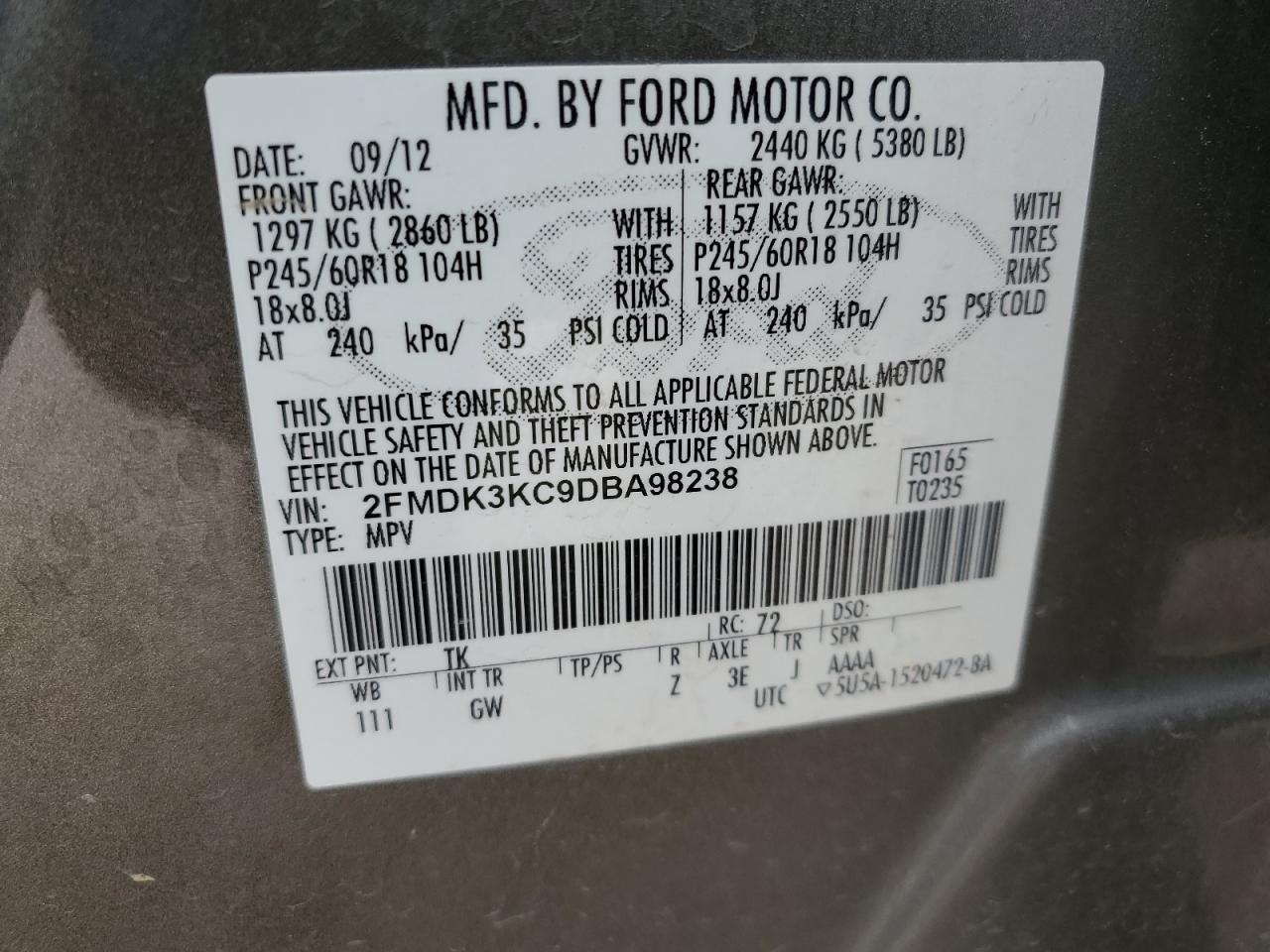 2013 Ford Edge - Image 15
