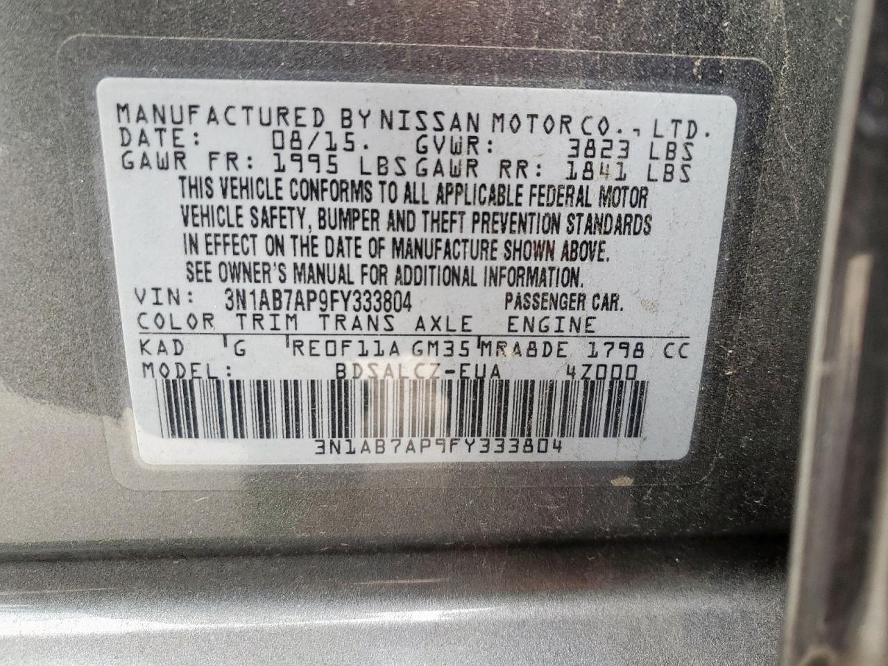 2015 Nissan Sentra - Image 12