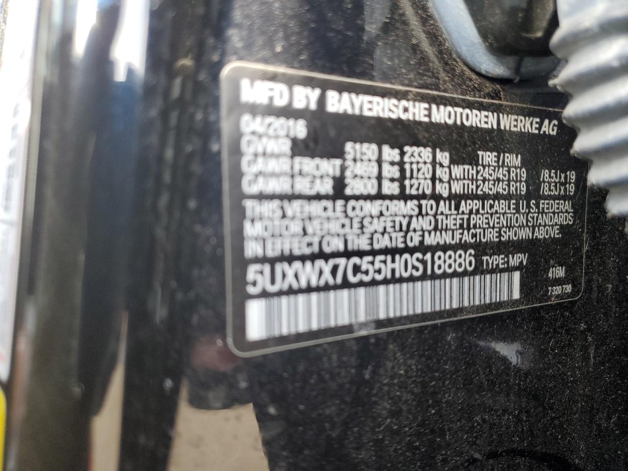 2017 BMW X3 - Image 13