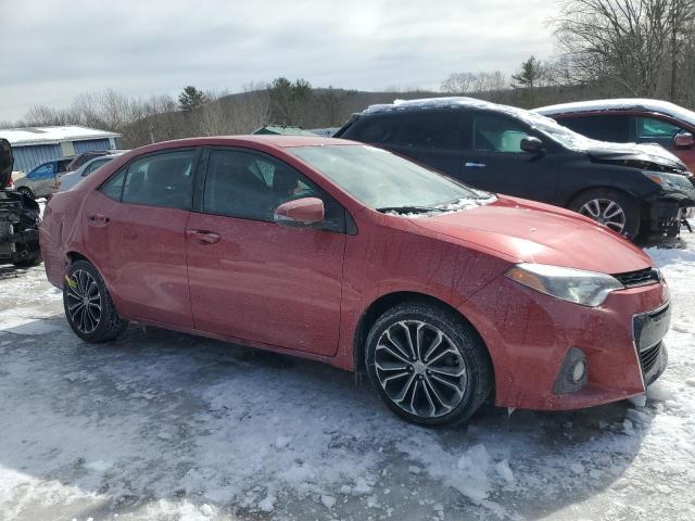  TOYOTA COROLLA 2016 Czerwony