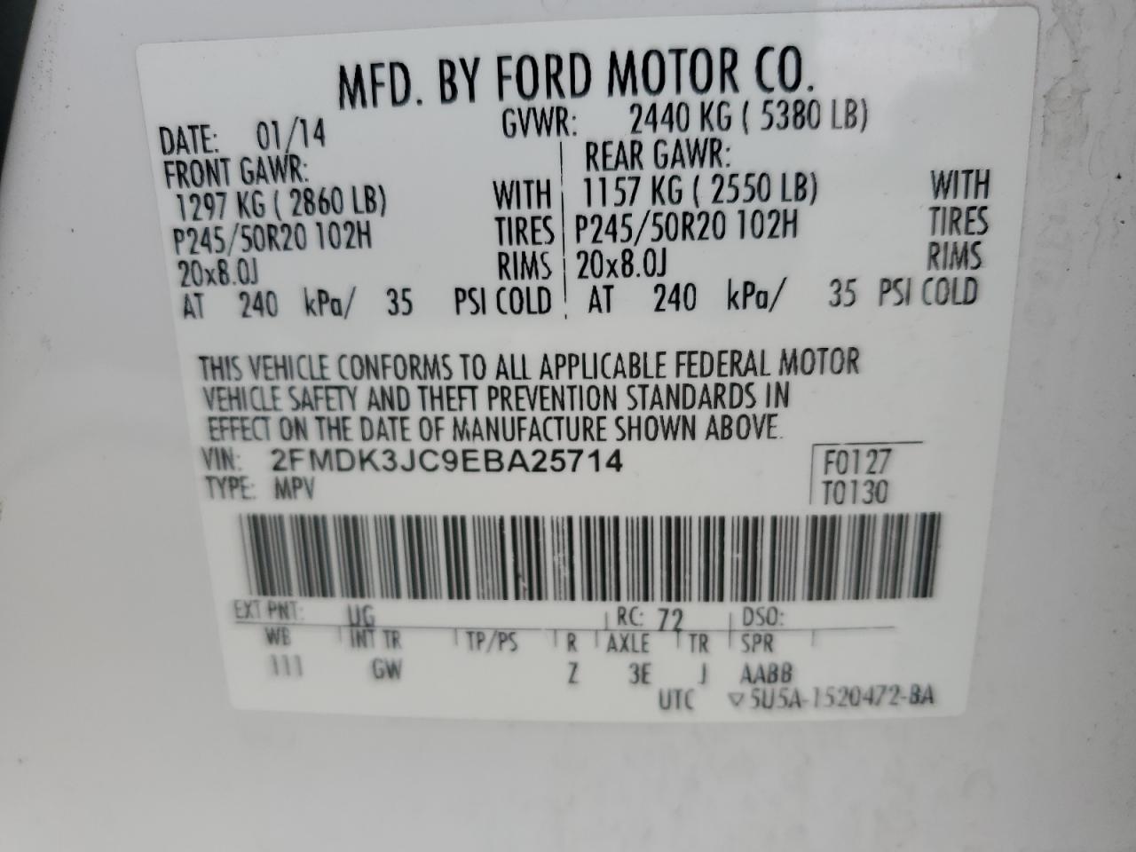 2014 Ford Edge - Image 13