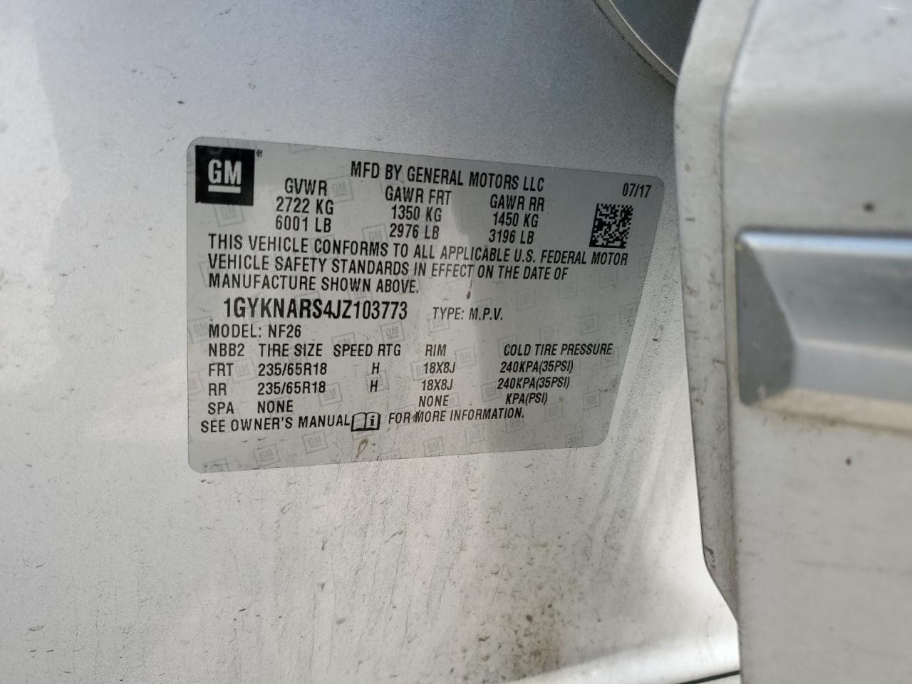 2018 Cadillac XT5 - Image 15