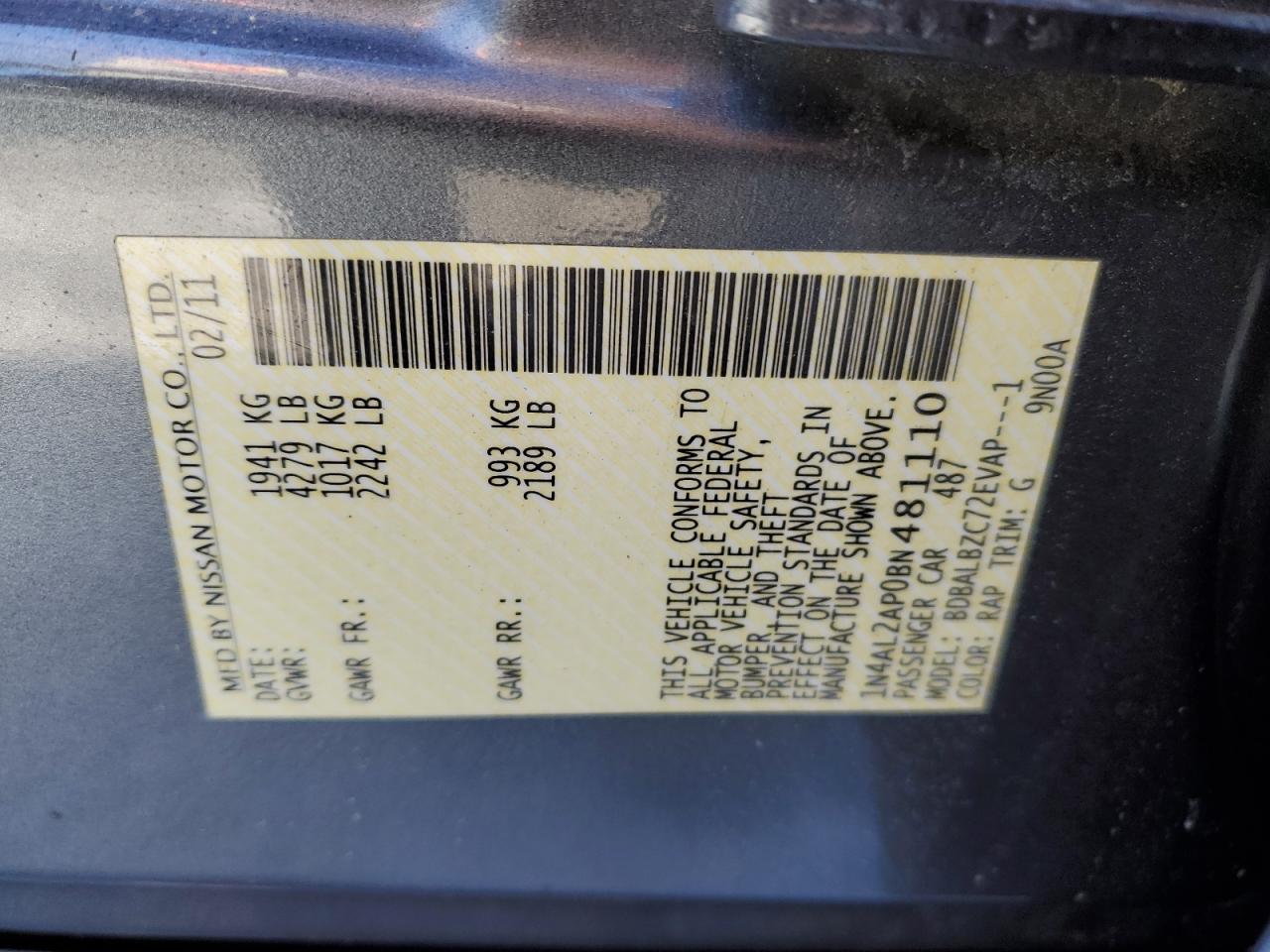 2011 Nissan Altima - Image 12