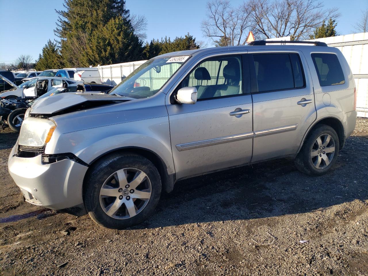 2014 Honda Pilot Touring للبيع في Finksburg، MD - Front End