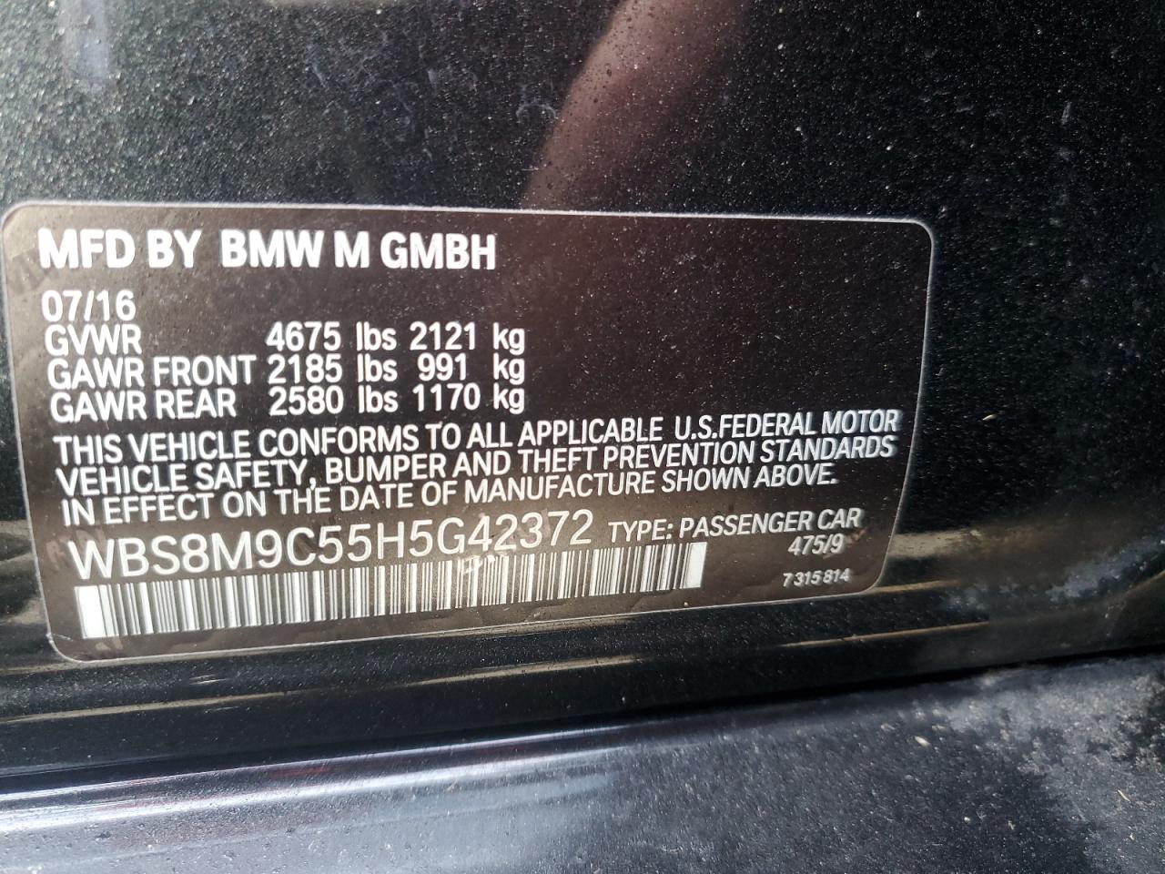 2017 BMW M3 - Image 12