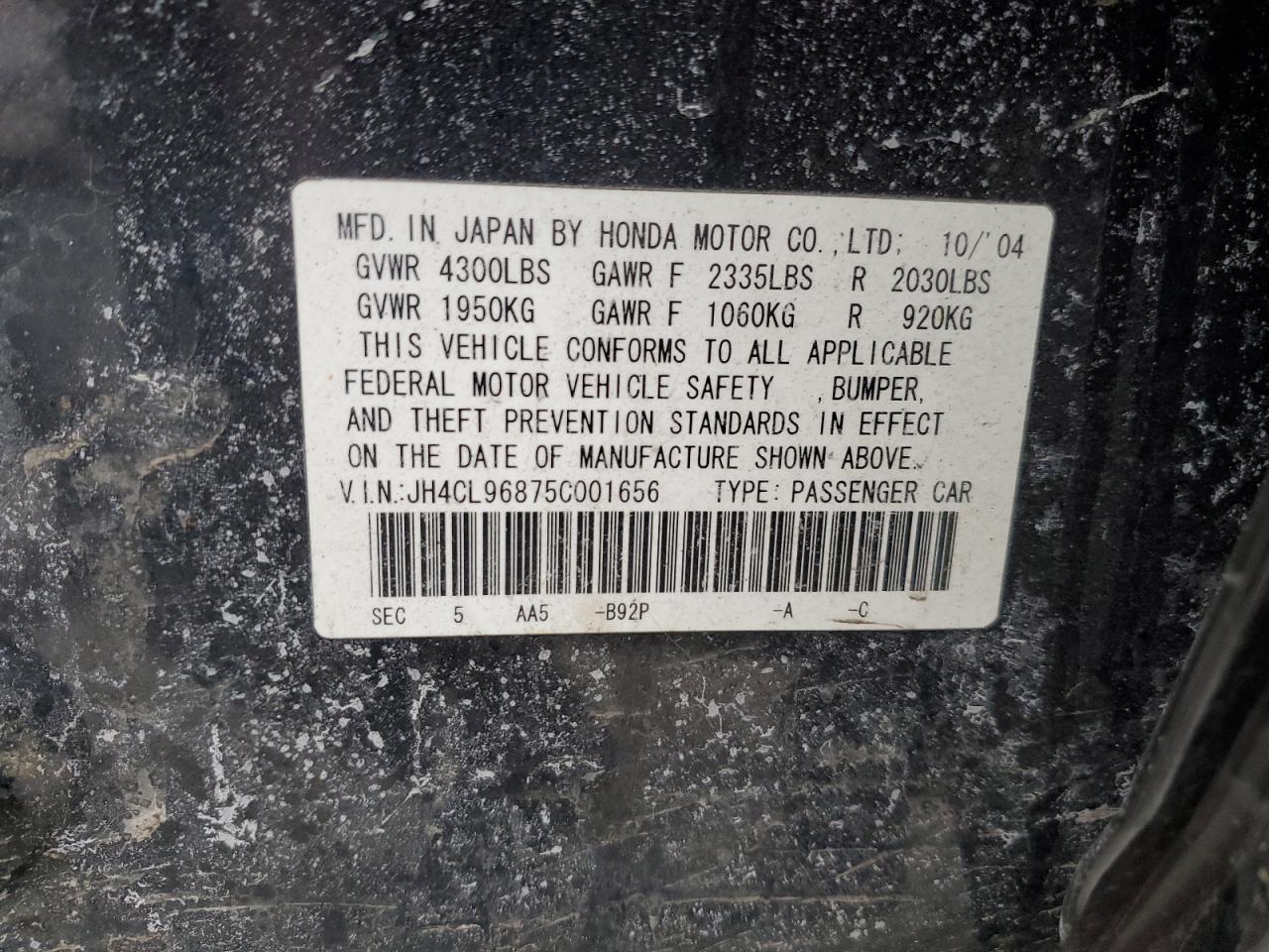 2005 Acura TSX - Image 15