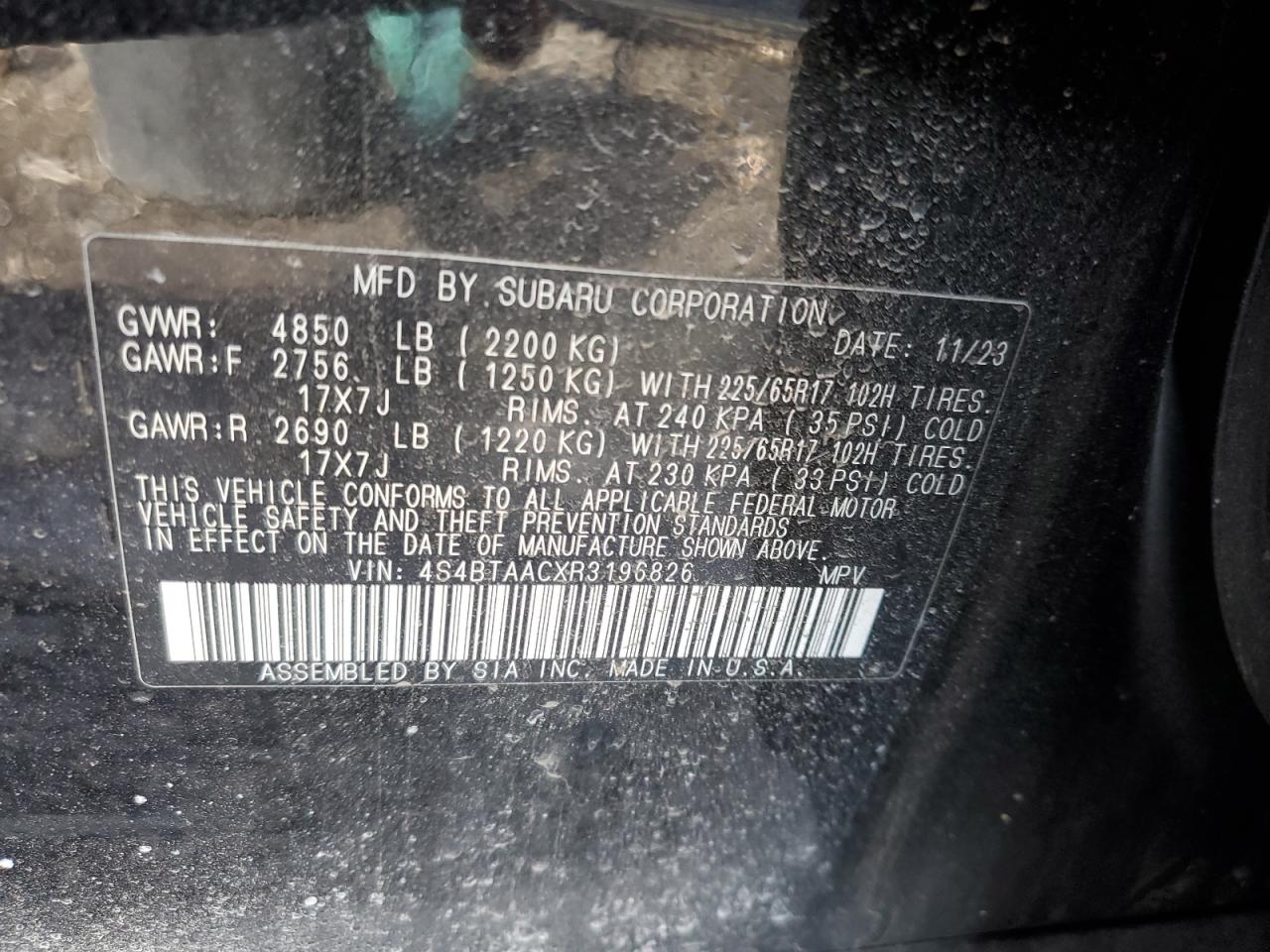 2024 Subaru Legacy - Image 12