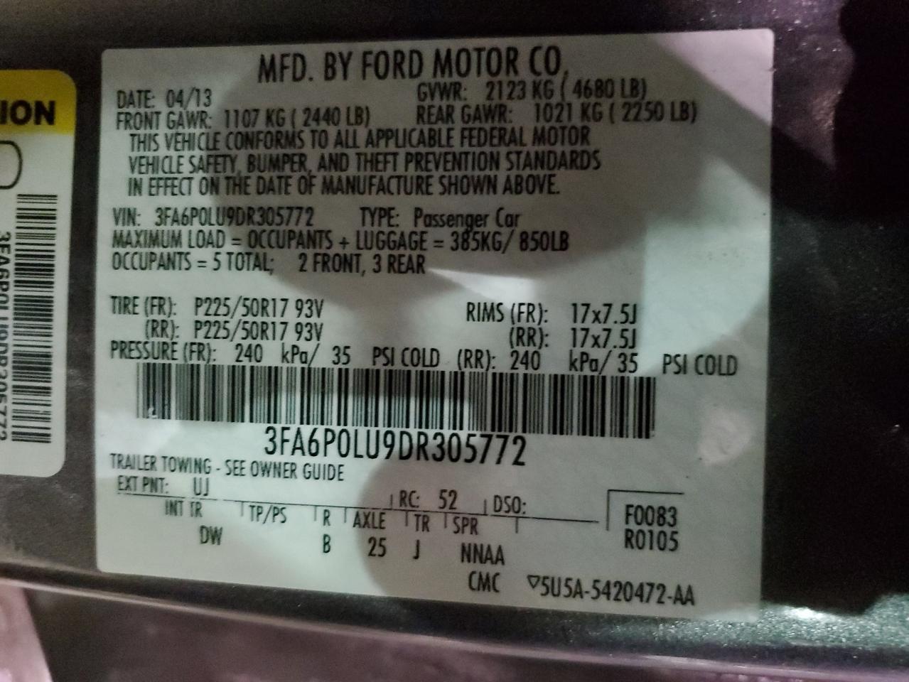 2013 Ford Fusion - Image 14